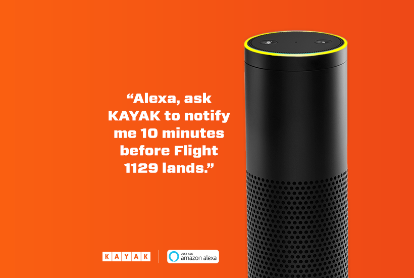 Prepare for Landing: Set Flight Notifications with KAYAK + Alexa
