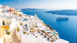 Find cheap flights from Montreal Trudeau Airport to Thera
