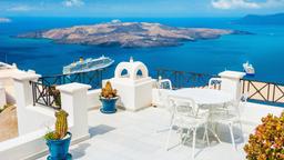 Find First Class Flights to Santorini (Thira)