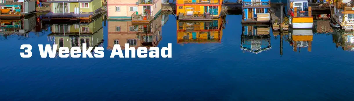 Where to go when you book 3 weeks ahead