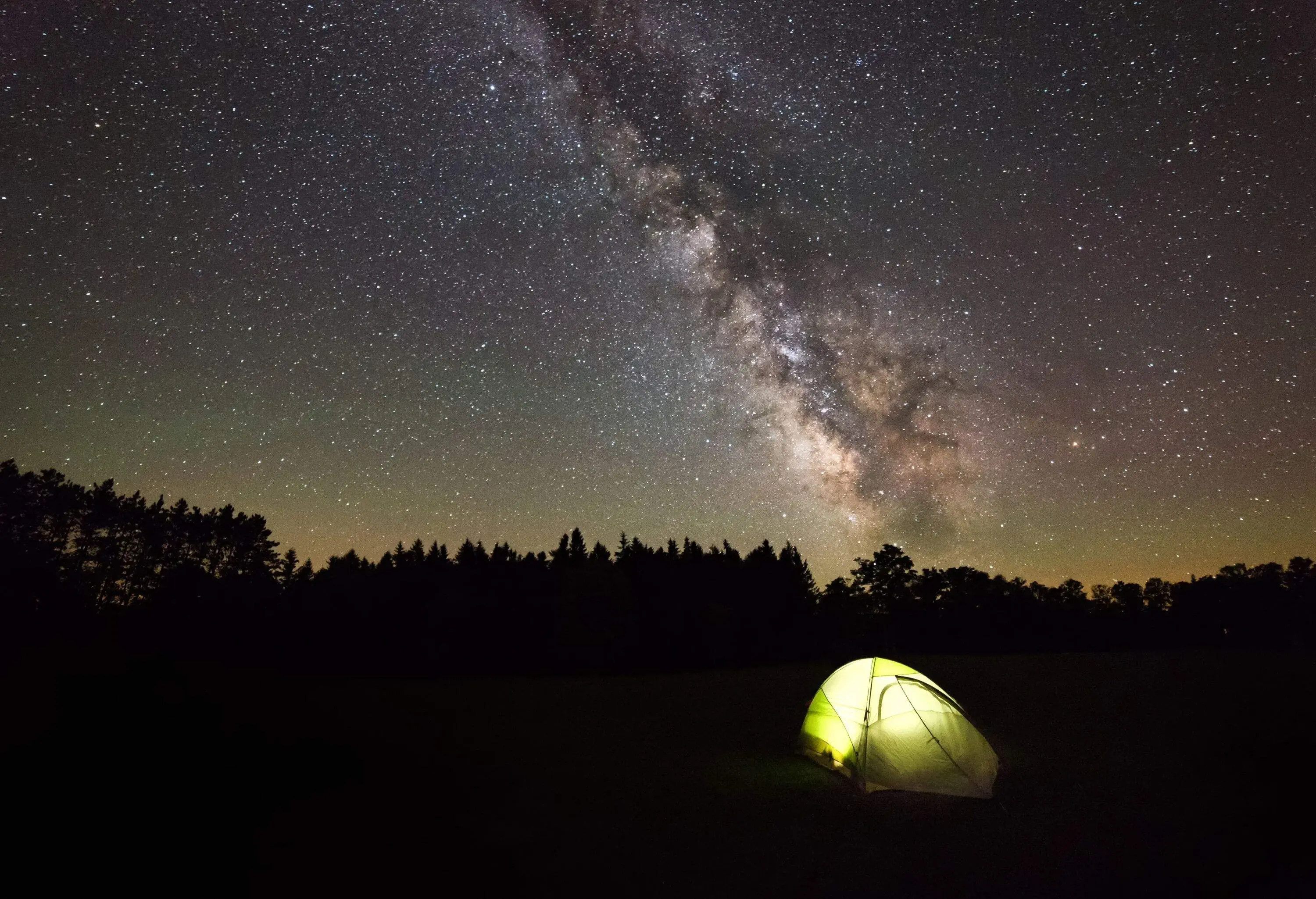 TitleTent Camping Under The Milky Way