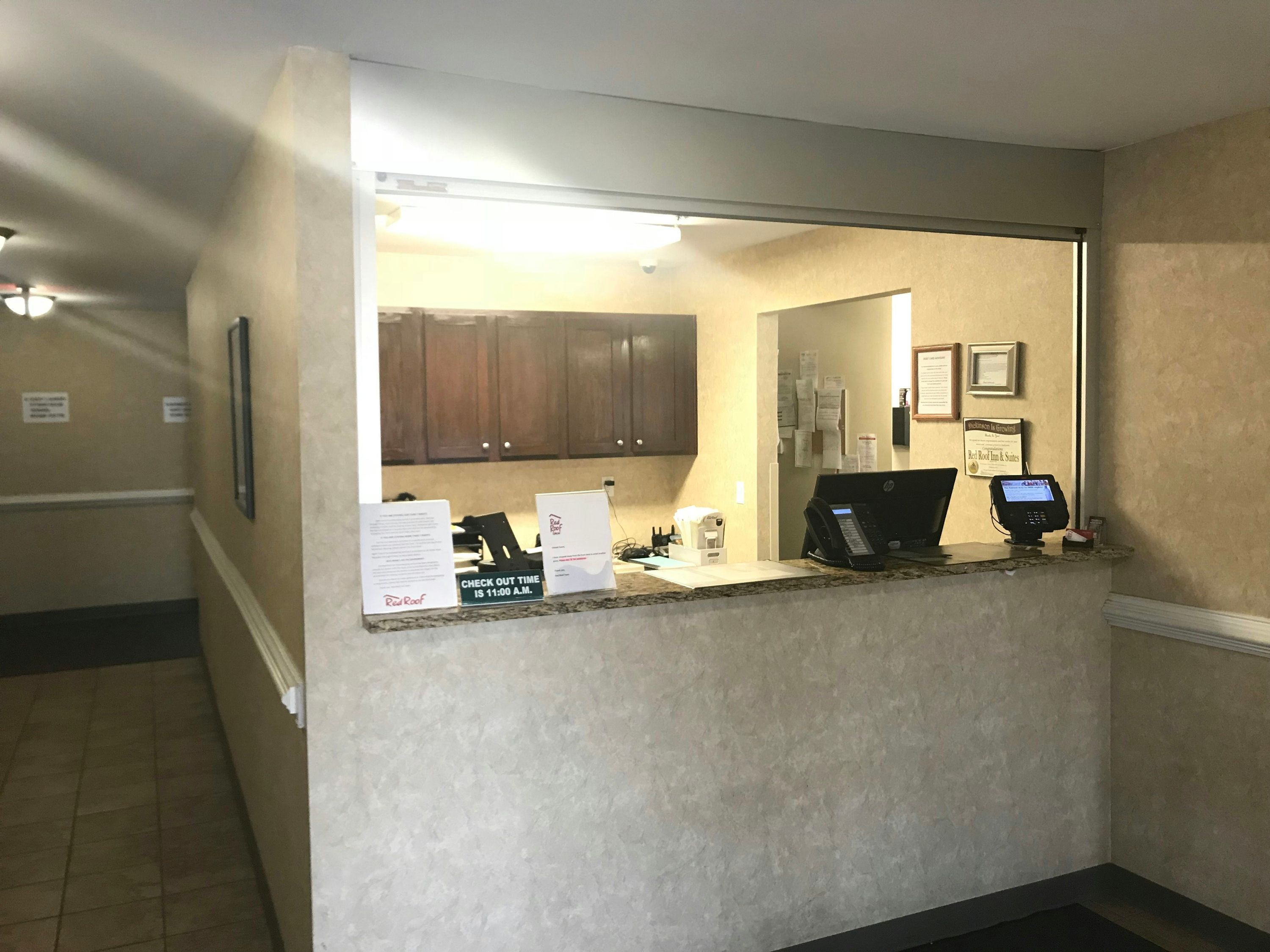 Front desk