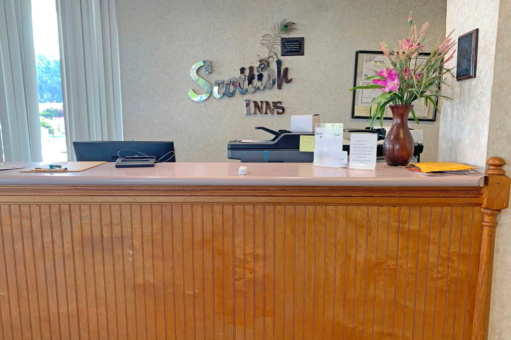 Front desk